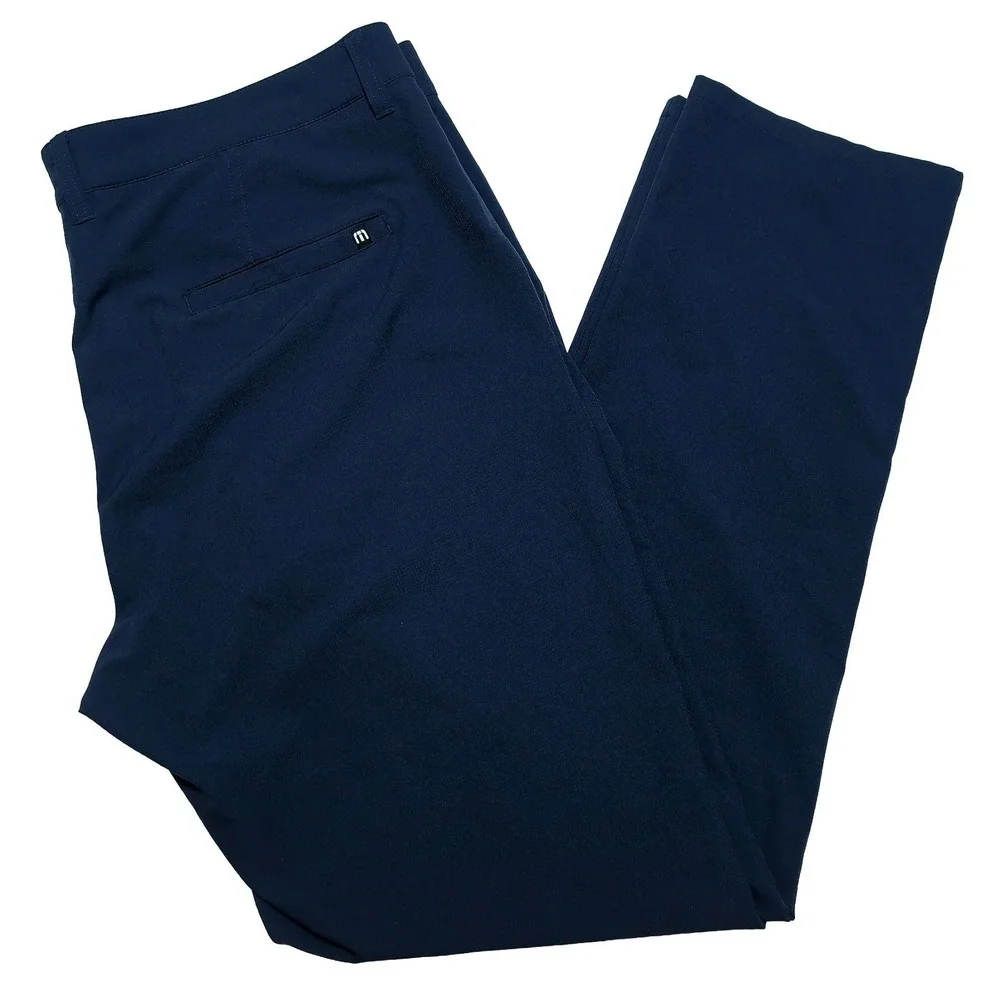 TRAVIS MATHEW Performance Golf Pants Navy Blue ~ 38 x 32
